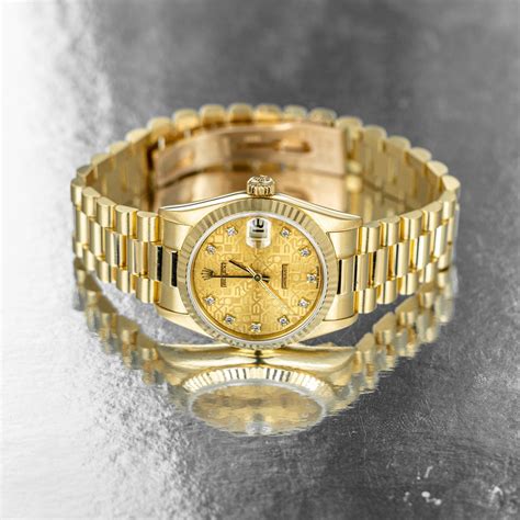 small gold rolex watch|Rolex for small wrists.